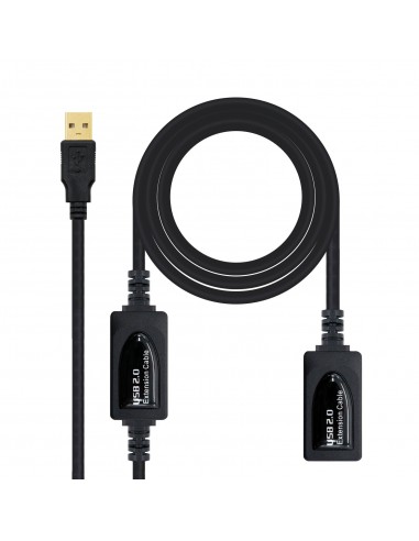 -Cable USB 2.0 A/M Con Amplificador Activo 10M