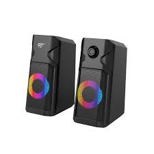 Altavoz PC Havit 3W*2 con luz RGB circular SK204