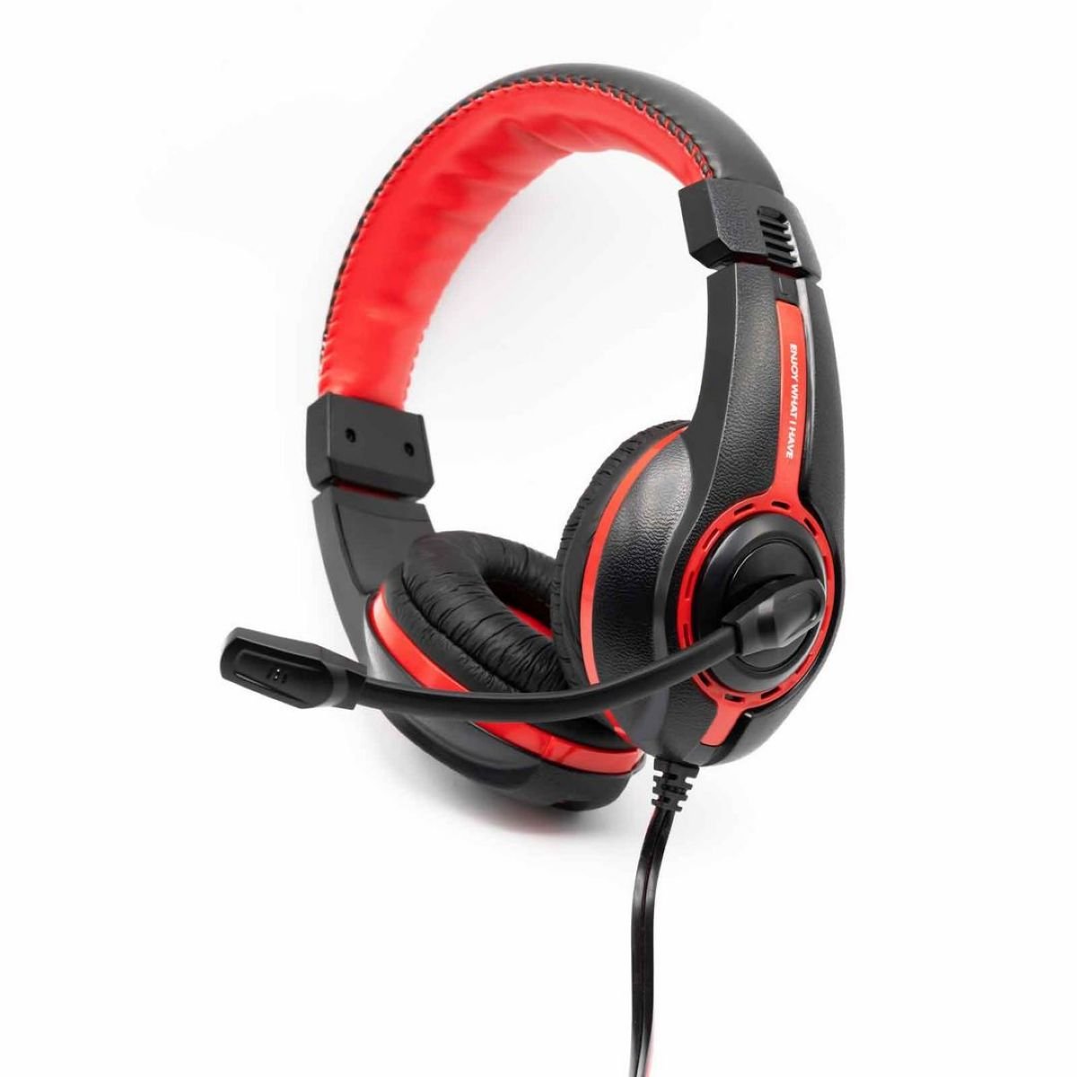 Auricular de Ordenador Rojo/Negro HV-H2116D