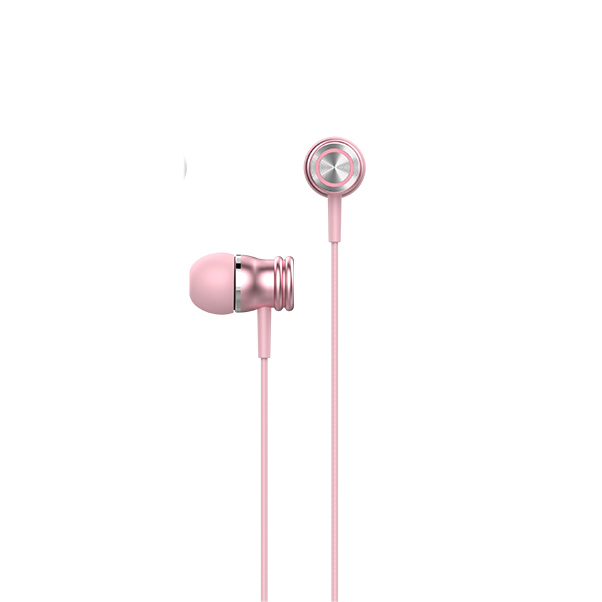 Auriculares con cable y mic E303P Rosa