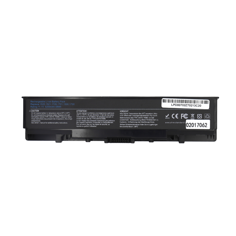 BATERIA PORTATIL PARA DELL 1520 11.1V 5200MAH