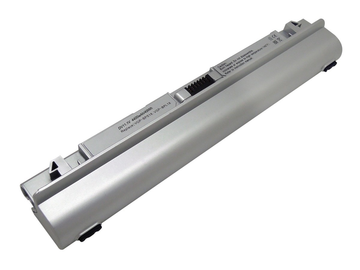 BATERIA PORTATIL PARA SONY BPS18 11.1V 4400MAH PLATA