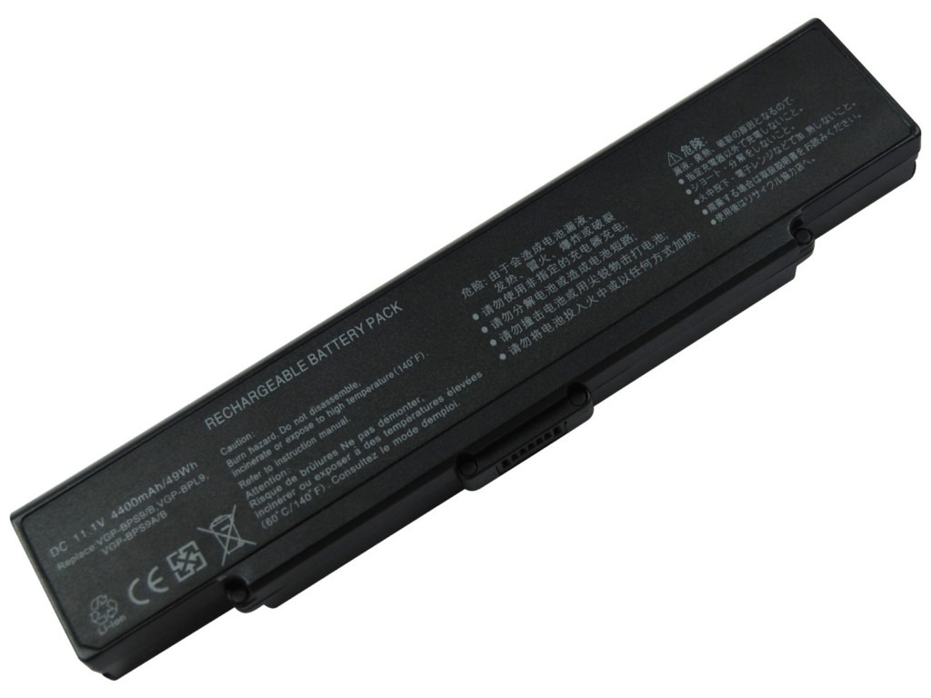 Batería Portátil Para SONY BPS9 11.1V 5200mAh -  NEGRO