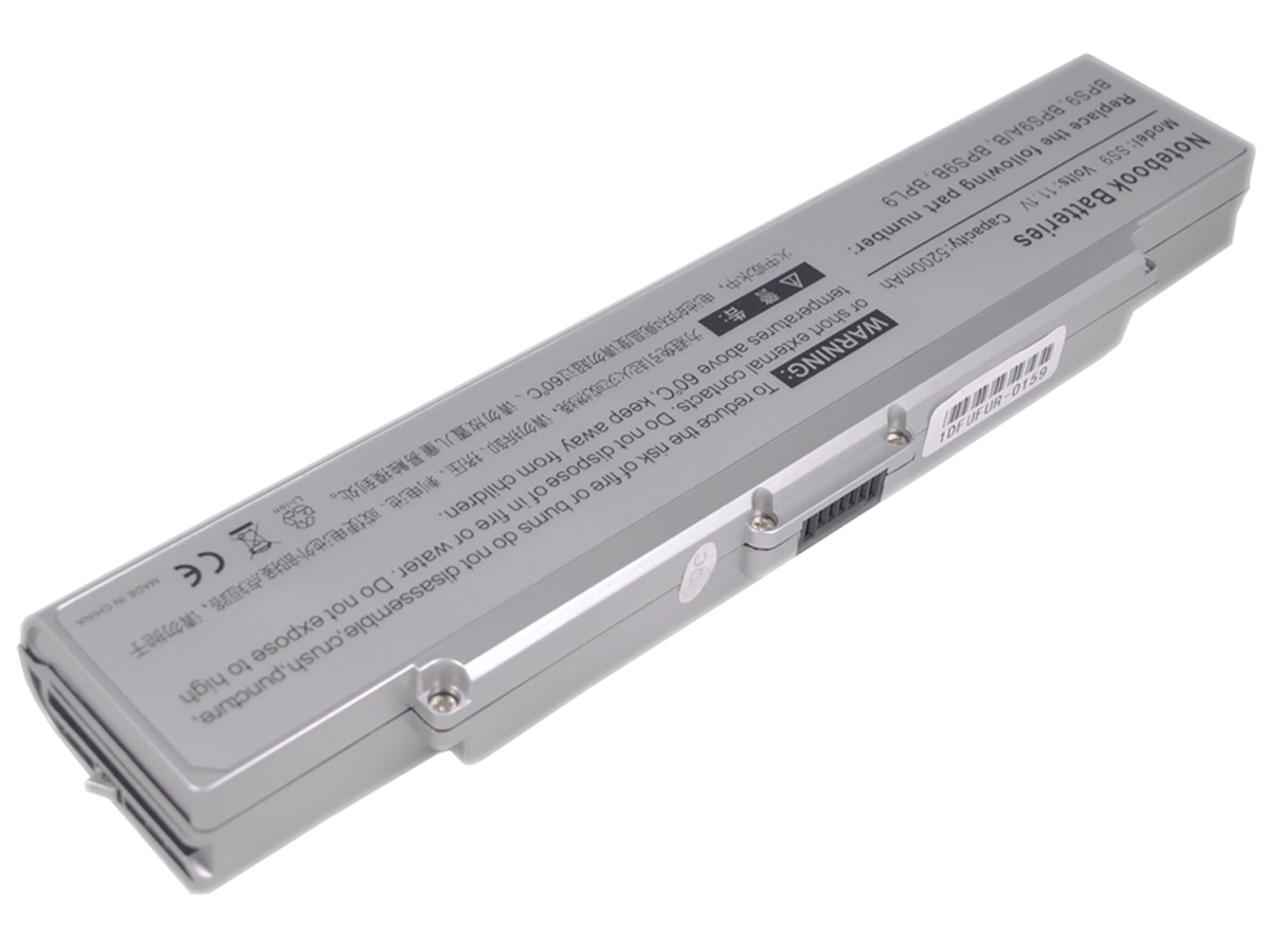 Batería Portátil Para SONY BPS9 11.1V 5200mAh - PLATA