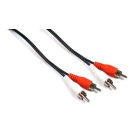 CABLE AUDIO ESTEREO, 2xRCA/M-2xRCA/M, 1.8 M