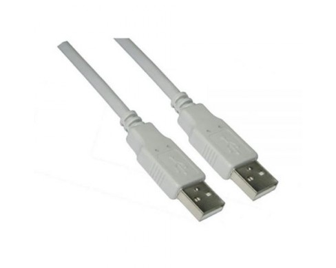 CABLE USB 2.0, TIPO A/M-A/M, 3 M Gris