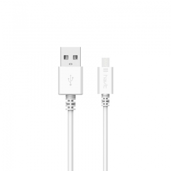 Cable Micro USB 2A 1M  H660 Blanco