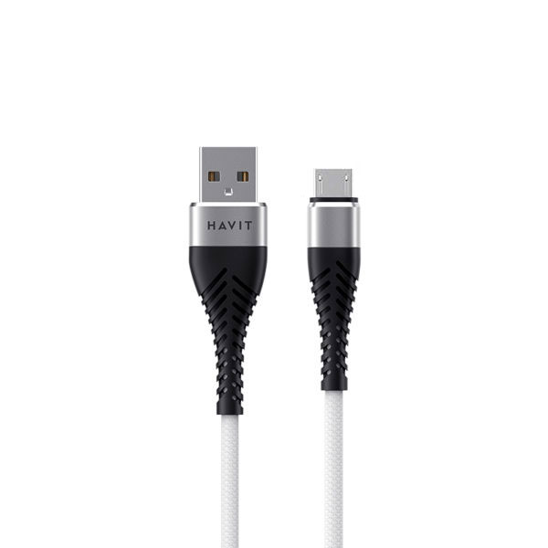 Cable de Micro USB 2.1A 1.0M Protección Aluminio mallado CB706