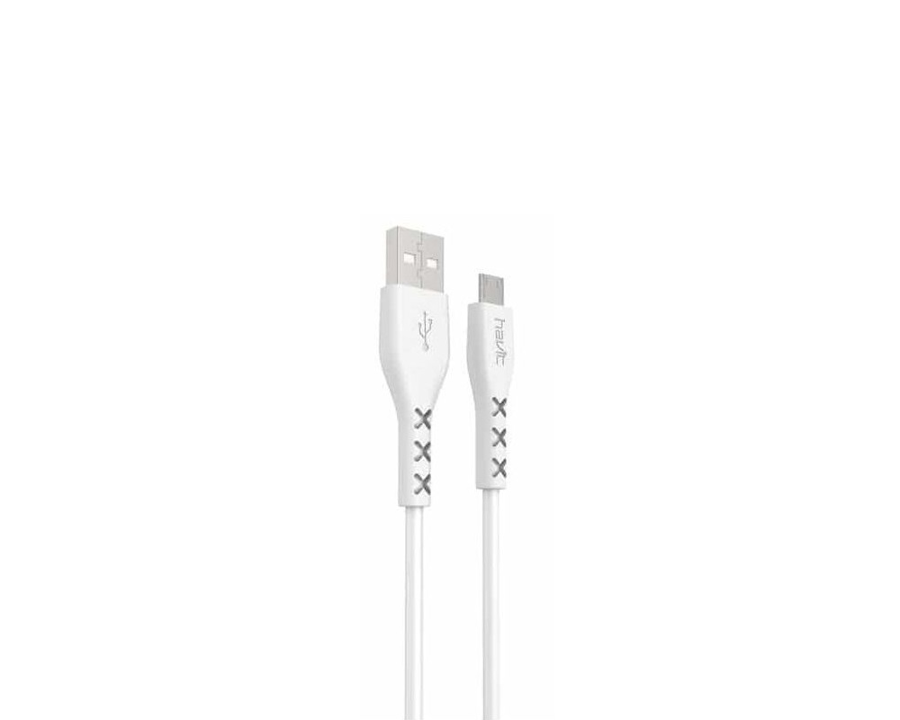 Cable de dato Micro USB XXX 1.8M HV-H67 Blanco