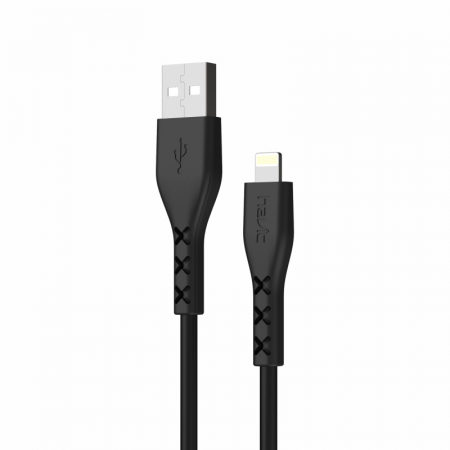 Cable de dato iPhone 7 XXX 1.8M HV-H66 NEGRO