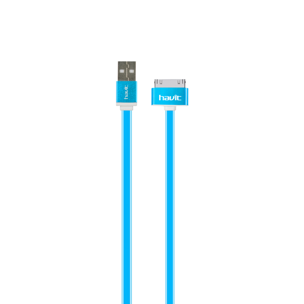 Cable de dato y carga iPhone 4  HV-CB415 - AZUL