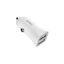 Cargador de Mechero Dual USB 2.1A H236 Blanco