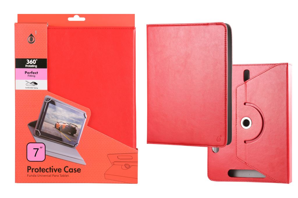 Funda Universal 7" pulgadas para tablet - Rojo