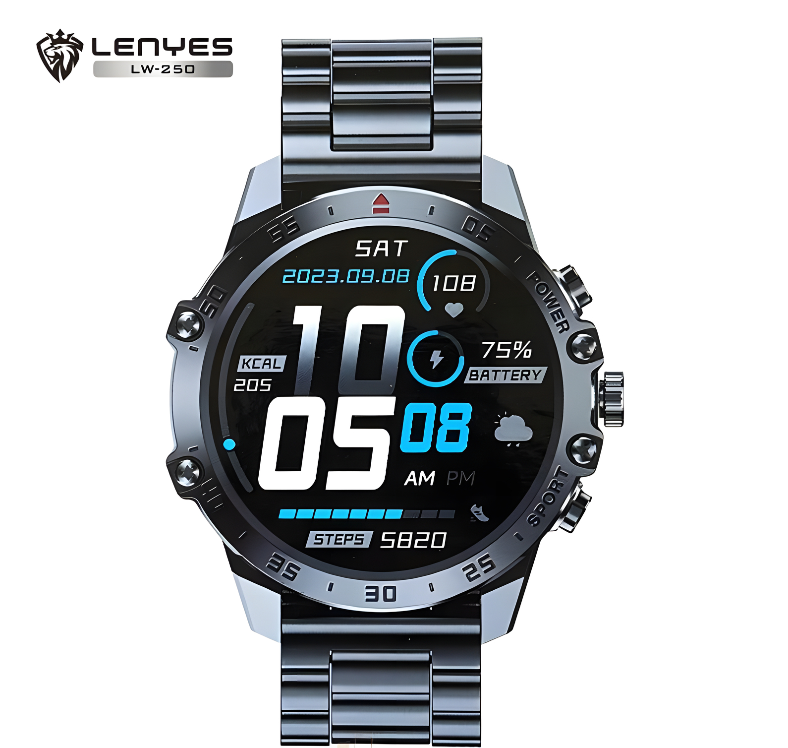 LW-250 RELOJ SMART WATCH IP68 CON LLAMADAS 370MAH