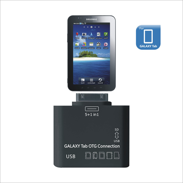 Lector y Hub usb para Samsung Galaxy Tab