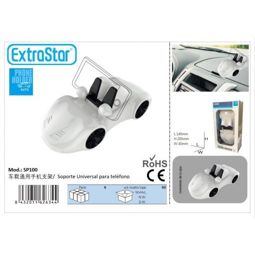 Soporte para movil forma de coche para superficie plano SP100