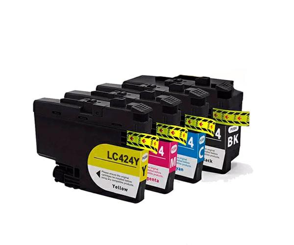 TINTA COMP. BROTHER LC424 AMARILLO