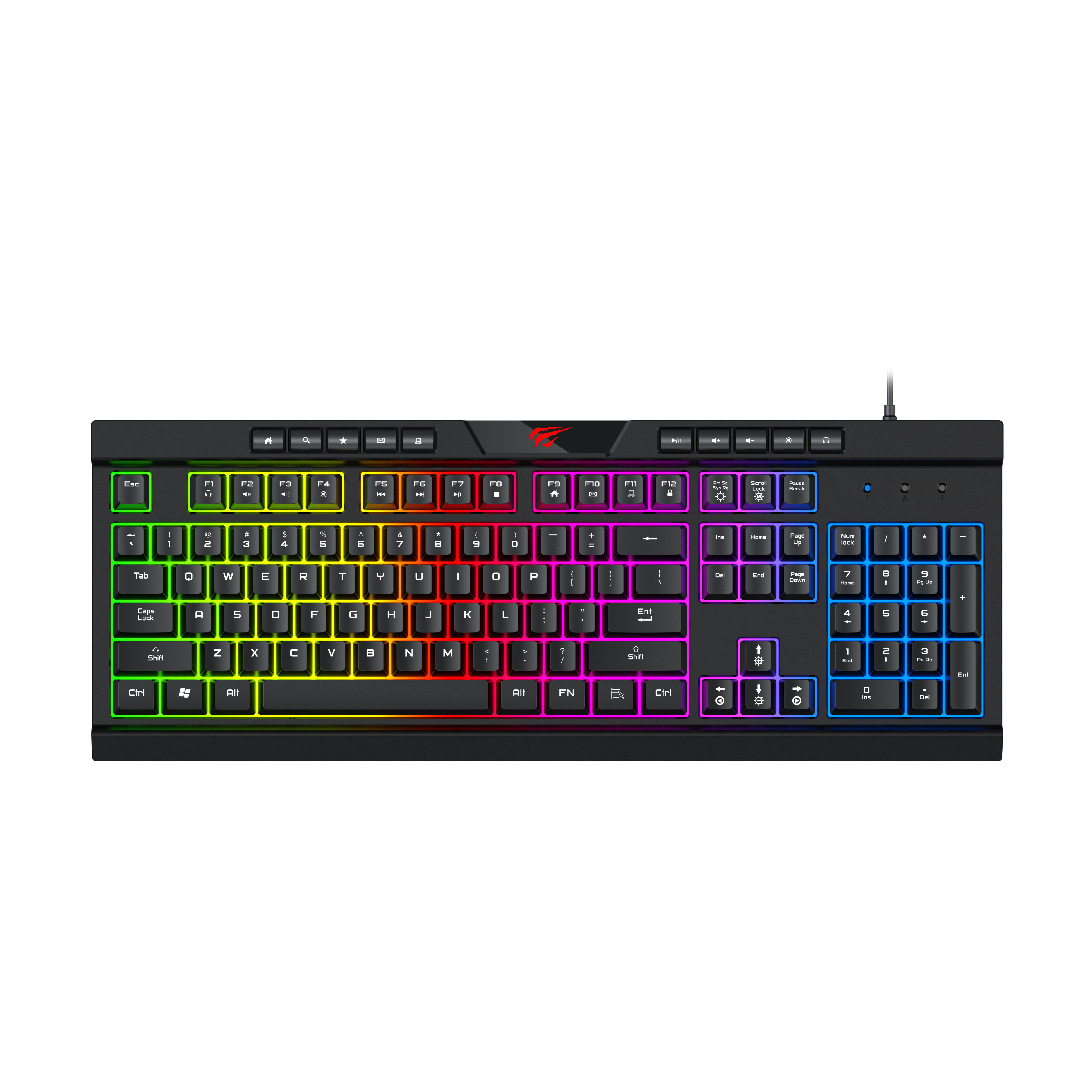 Teclado Gaming con iluminación RGB KB500L