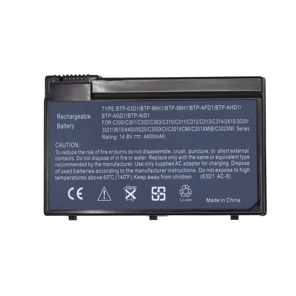 BATERIA PORTATIL PARA ACER 3020 14.8V 4400MAH