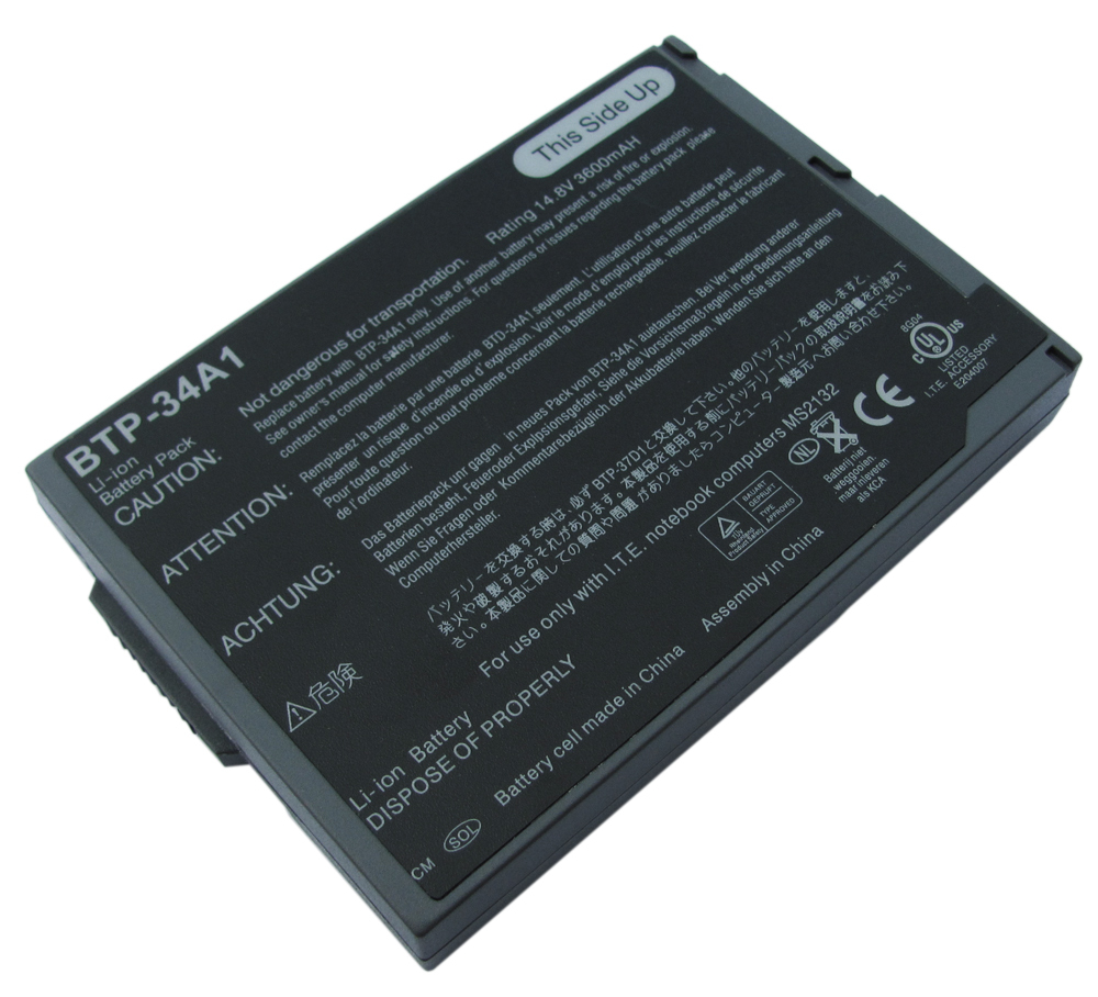 BATERIA PORTATIL PARA ACER 34A1 14.8V 4400MAH
