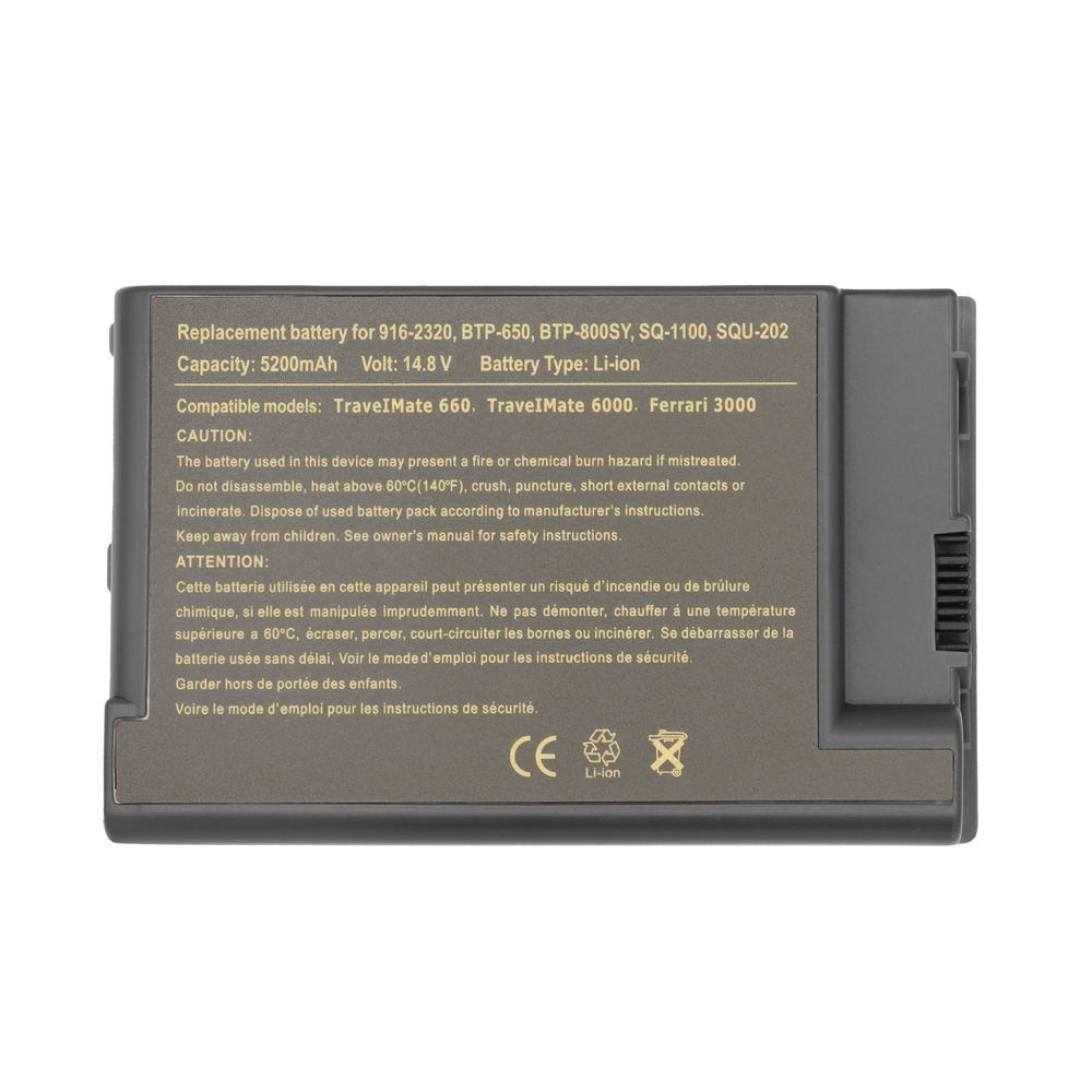 BATERIA PORTATIL PARA ACER SQU202 14.8V 4400MAH