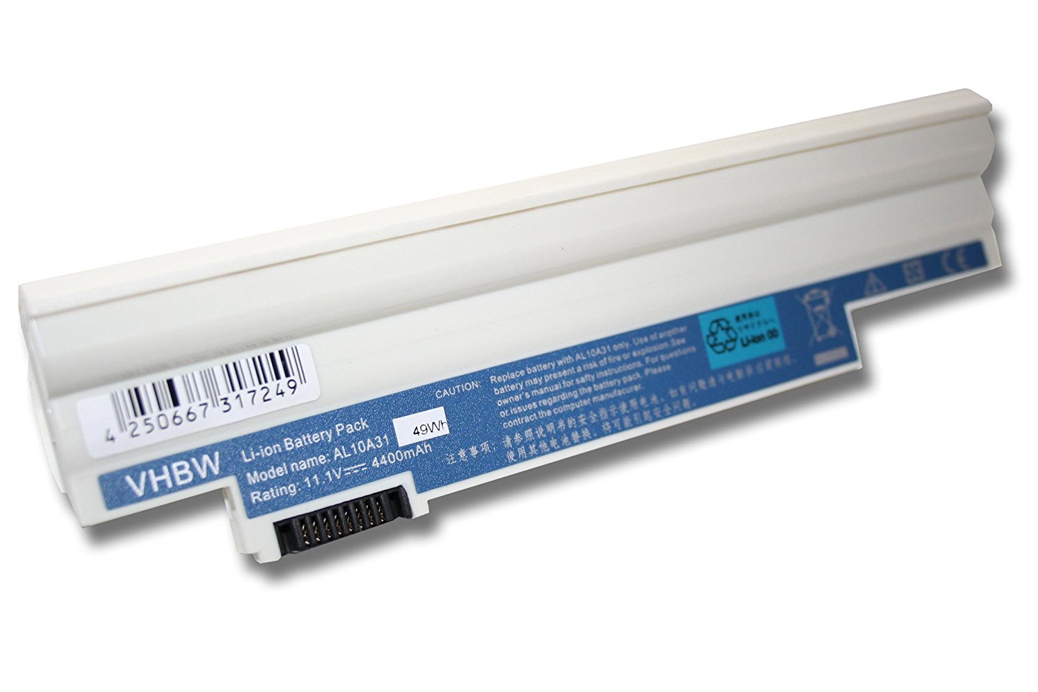 Batería Portátil Para ACER AL10A31 11.1V 5200mAh - BLANCO