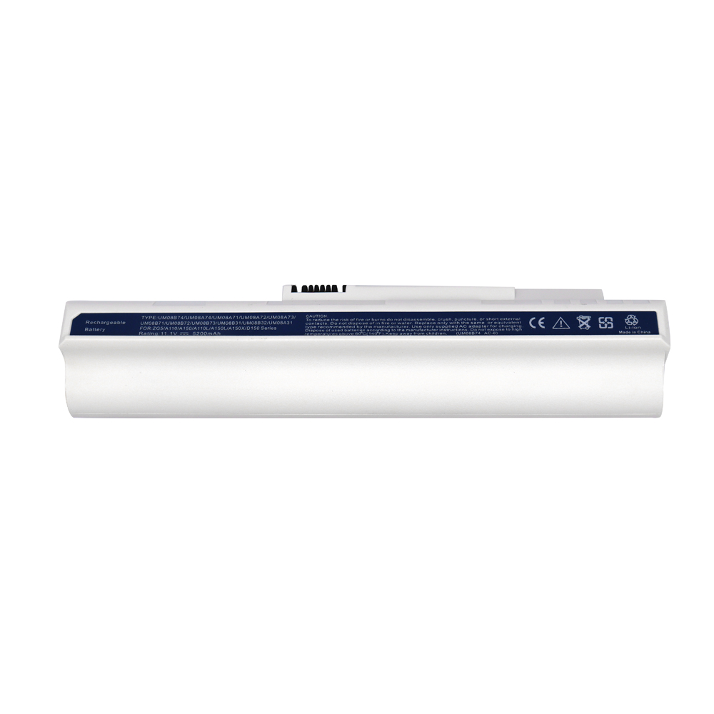 Batería Portátil Para ACER ONE A110L 11.1V 5200mAh - BLANCO