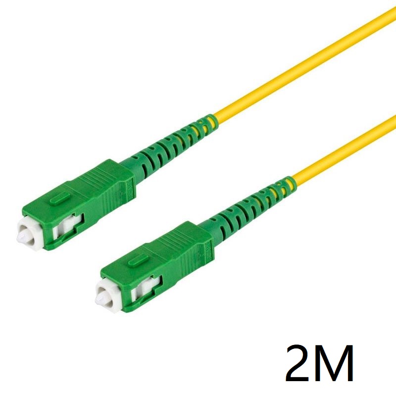 Cable Fibra Optica Monomodo sc Apc/sc Apc9/125u 2m