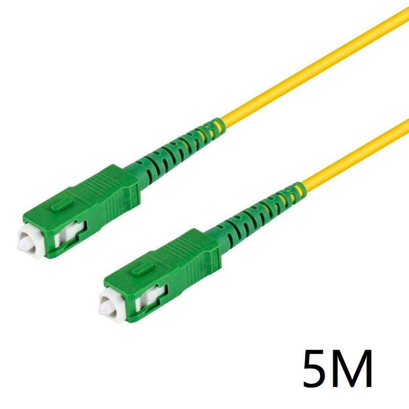 Cable Fibra Optica Monomodo sc Apc/sc Apc9/125u 5M